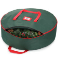 Reusable 600D Oxford Christmas wreath storage bag Xmas wreath container Gift Bags Customize